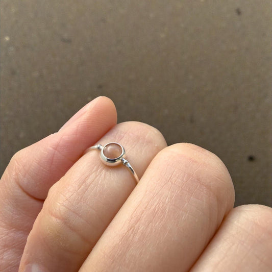 Sunstone Gemstone Fidget Ring 02