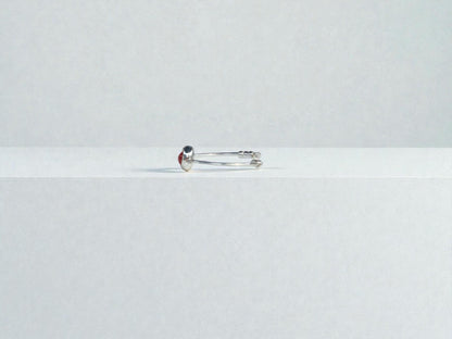 Bamboo Coral Gemstone Fidget Ring