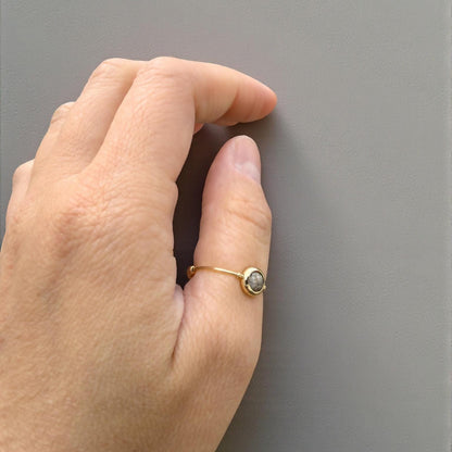 Matte Labradorite Ring