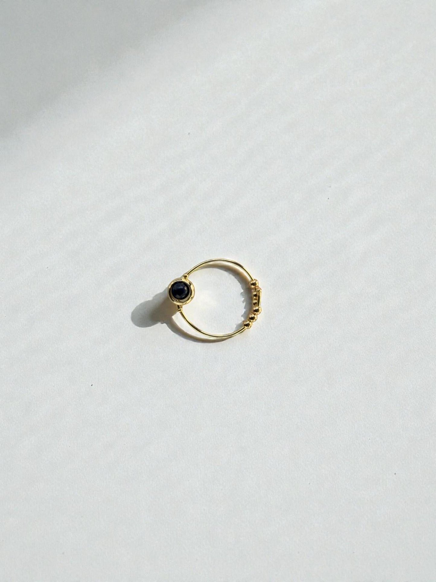 Lapis Lazuli Gemstone Fidget Ring