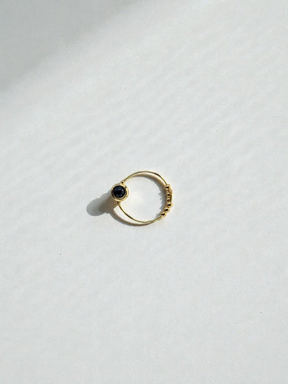 Lapis Lazuli Gemstone Fidget Ring