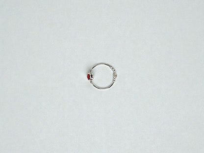 Bamboo Coral Gemstone Fidget Ring