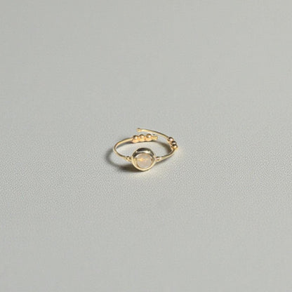 Gray Onyx Gemstone Fidget Ring