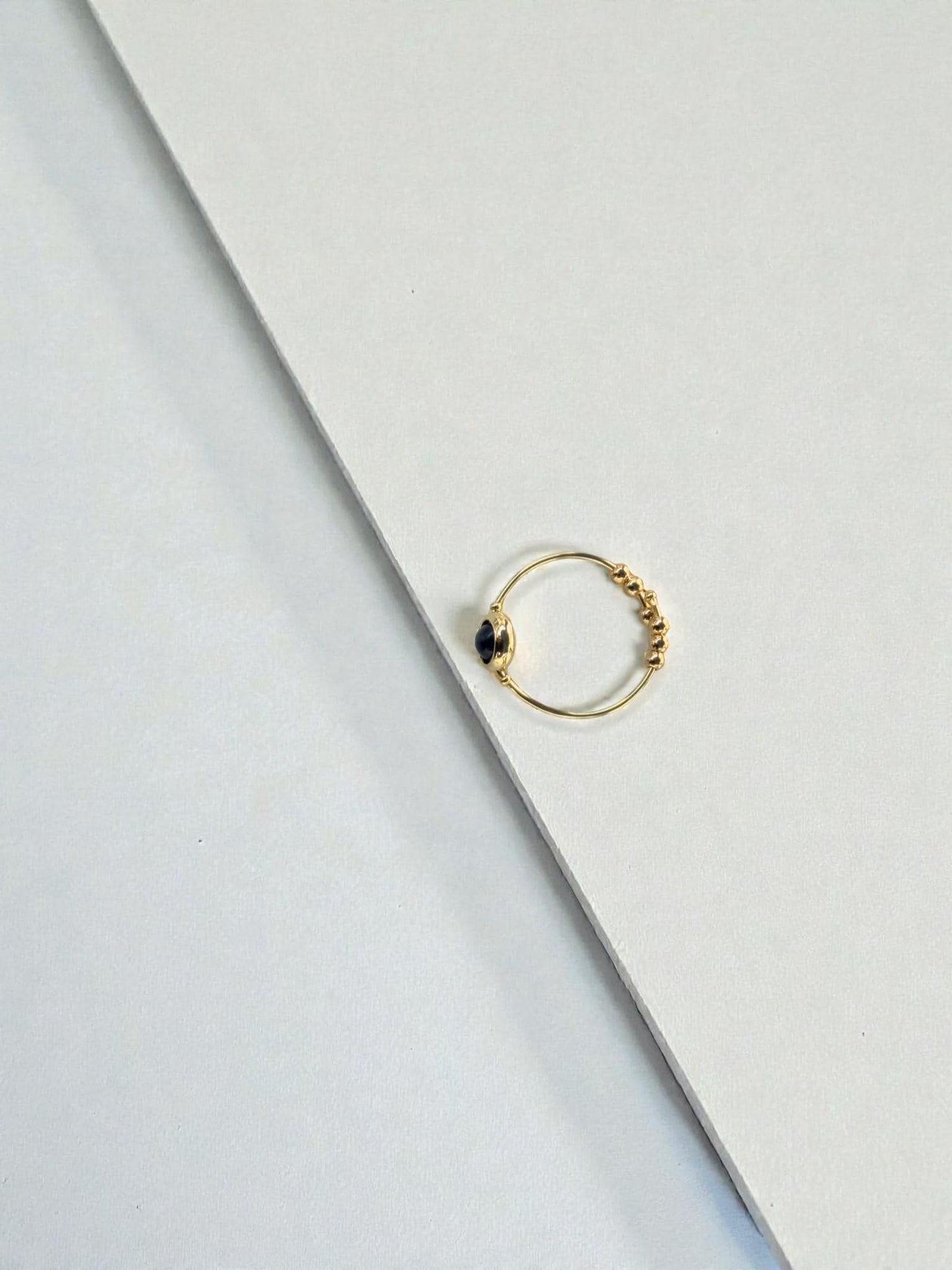 Lapis Lazuli Gemstone Fidget Ring