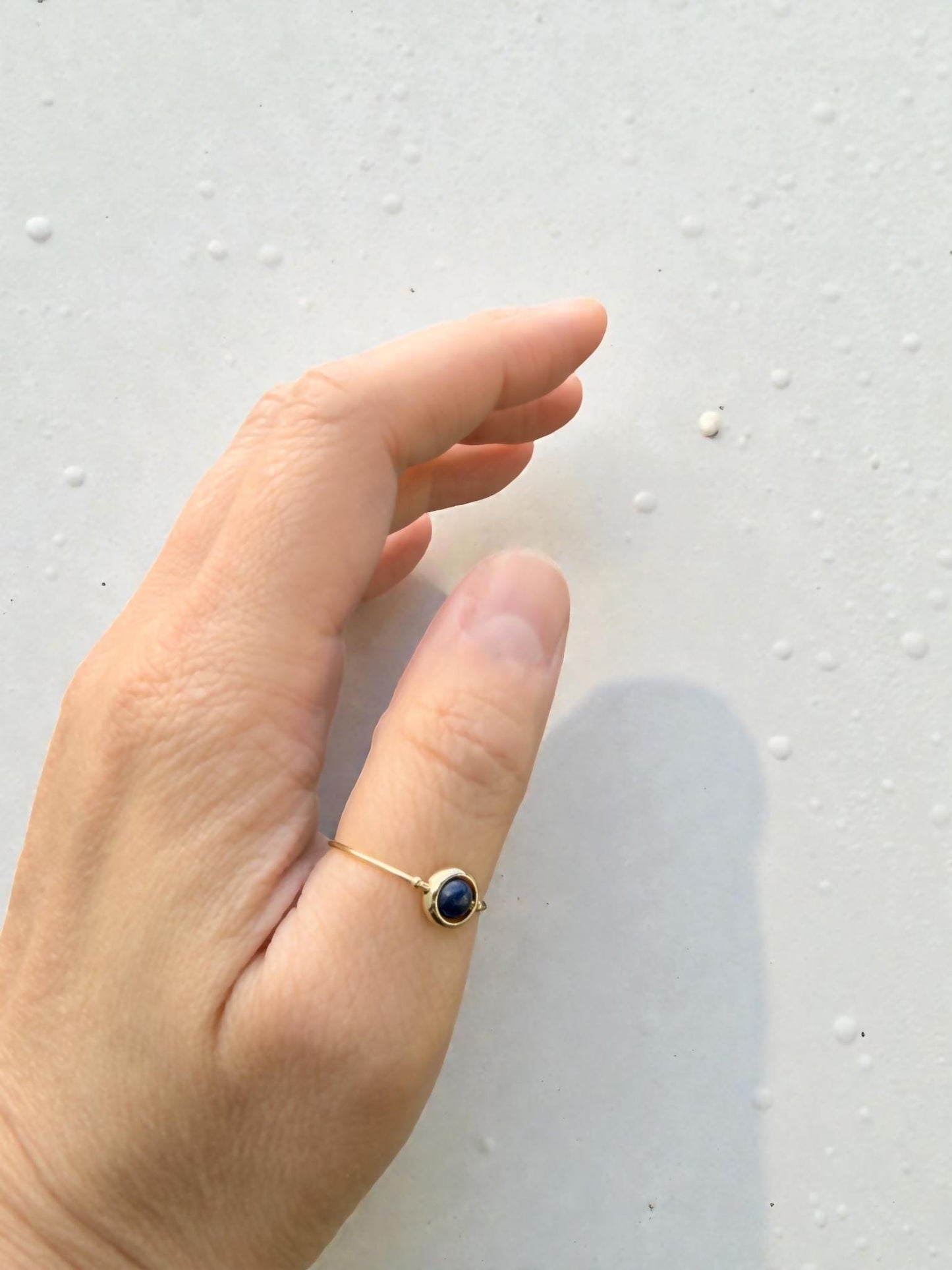 Lapis Lazuli Gemstone Fidget Ring