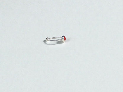 Bamboo Coral Gemstone Fidget Ring