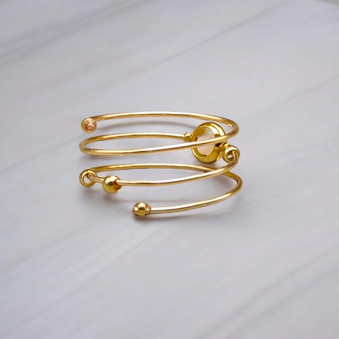 Moonstone Gemstone Fidget Ring