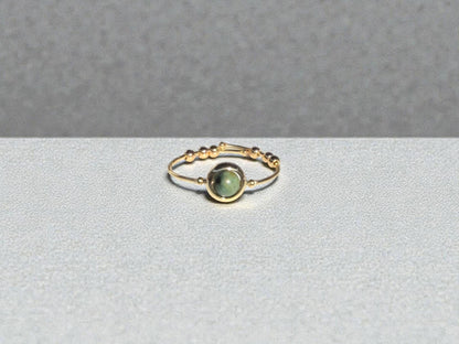 African Turquoise Gemstone Fidget Ring