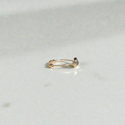 Amethyst Gemstone Stim Ring 04
