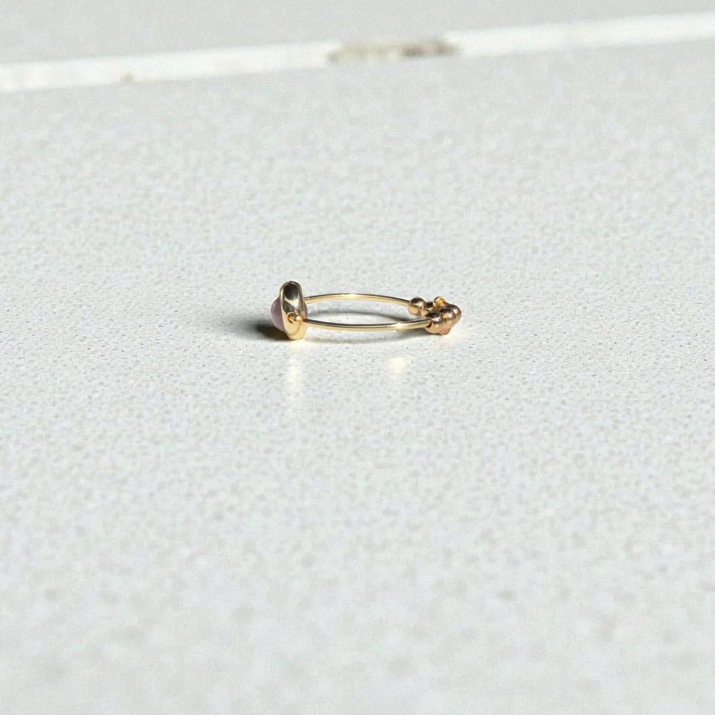 Amethyst Gemstone Stim Ring 05