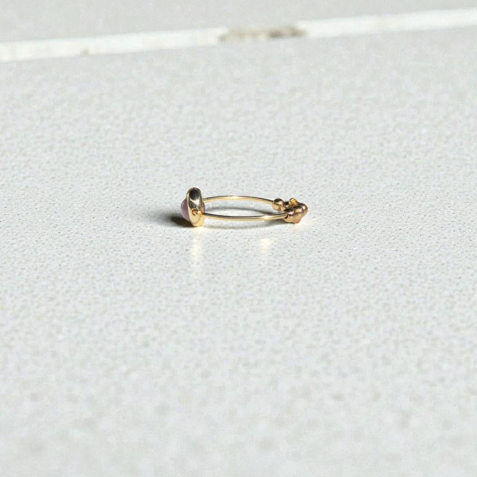 Amethyst Gemstone Stim Ring 05