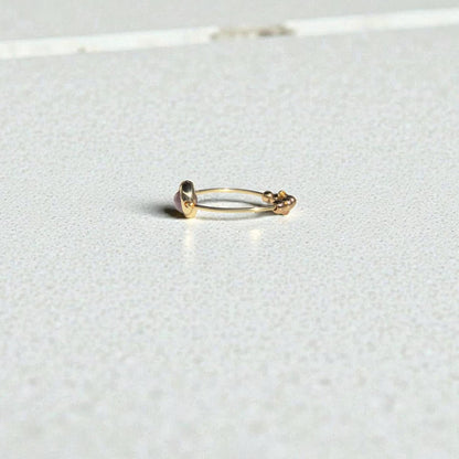 Amethyst Gemstone Stim Ring 05