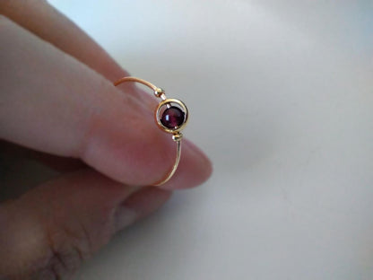 Garnet Fidget Ring
