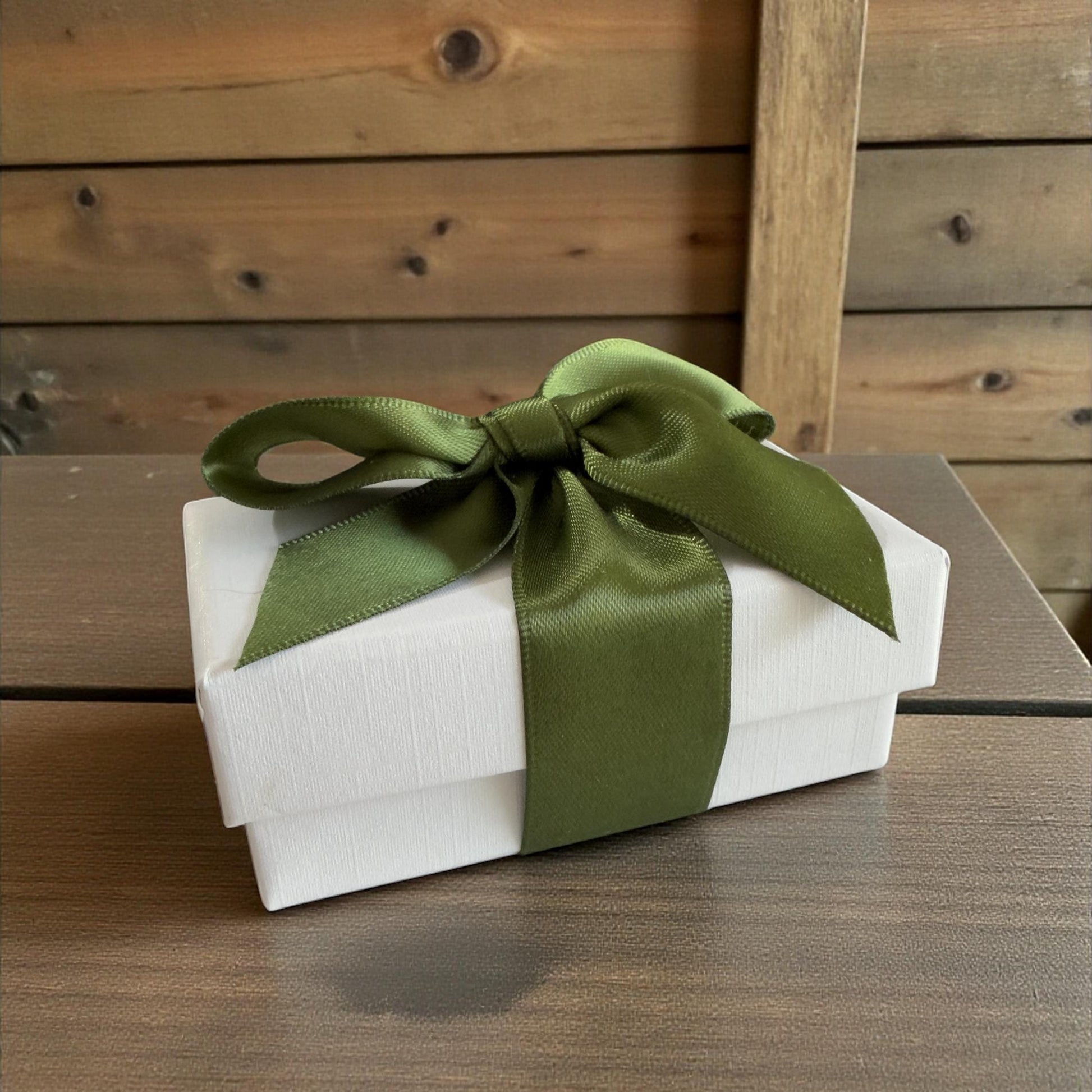 Gift Box with Green Bow