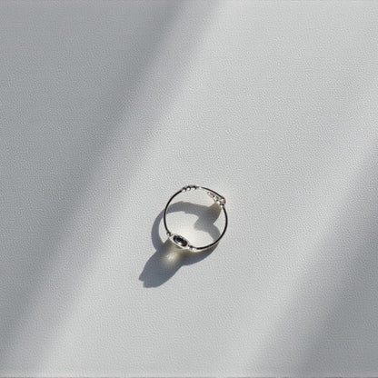 Green Apatite Gemstone Fidget Ring 06