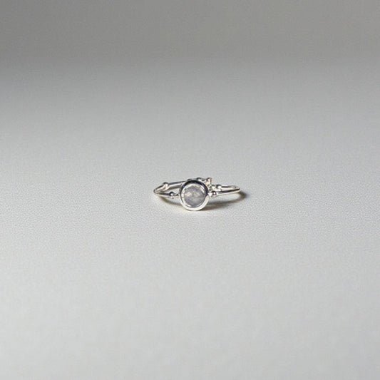 Iolite Gemstone Fidget Ring