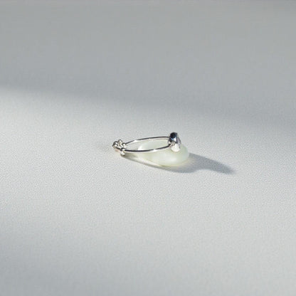 Iolite Gemstone Fidget Ring 02