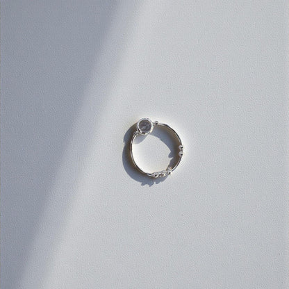 Iolite Gemstone Fidget Ring 06