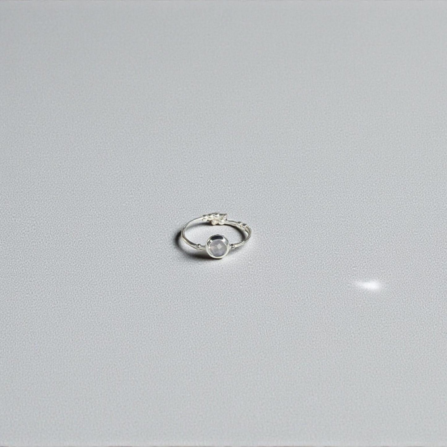 Iolite Gemstone Fidget Ring 07