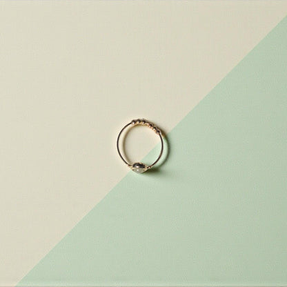 Labradorite Gemstone Fidget Ring 04