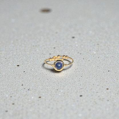 Lapis Lazuli Gemstone Stim Ring 02