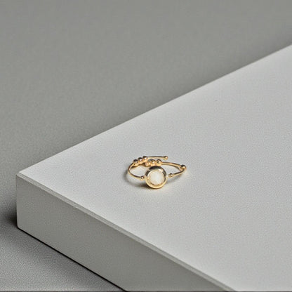 Moonstone Gemstone Stim Ring 02
