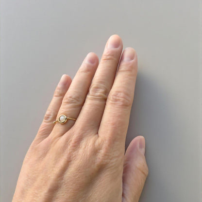 Moonstone Gemstone Stim Ring 03