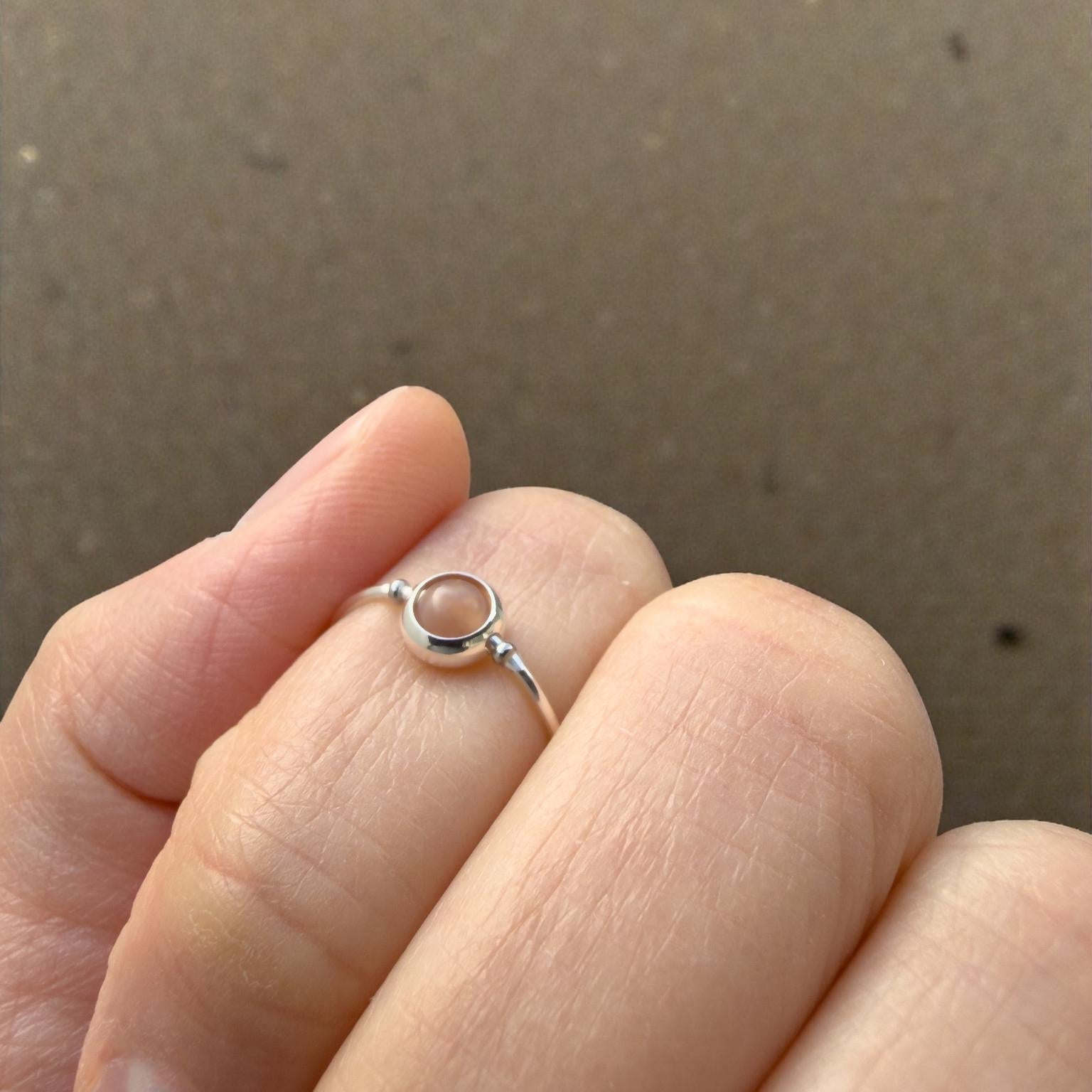 Sunstone Gemstone Fidget Ring 02