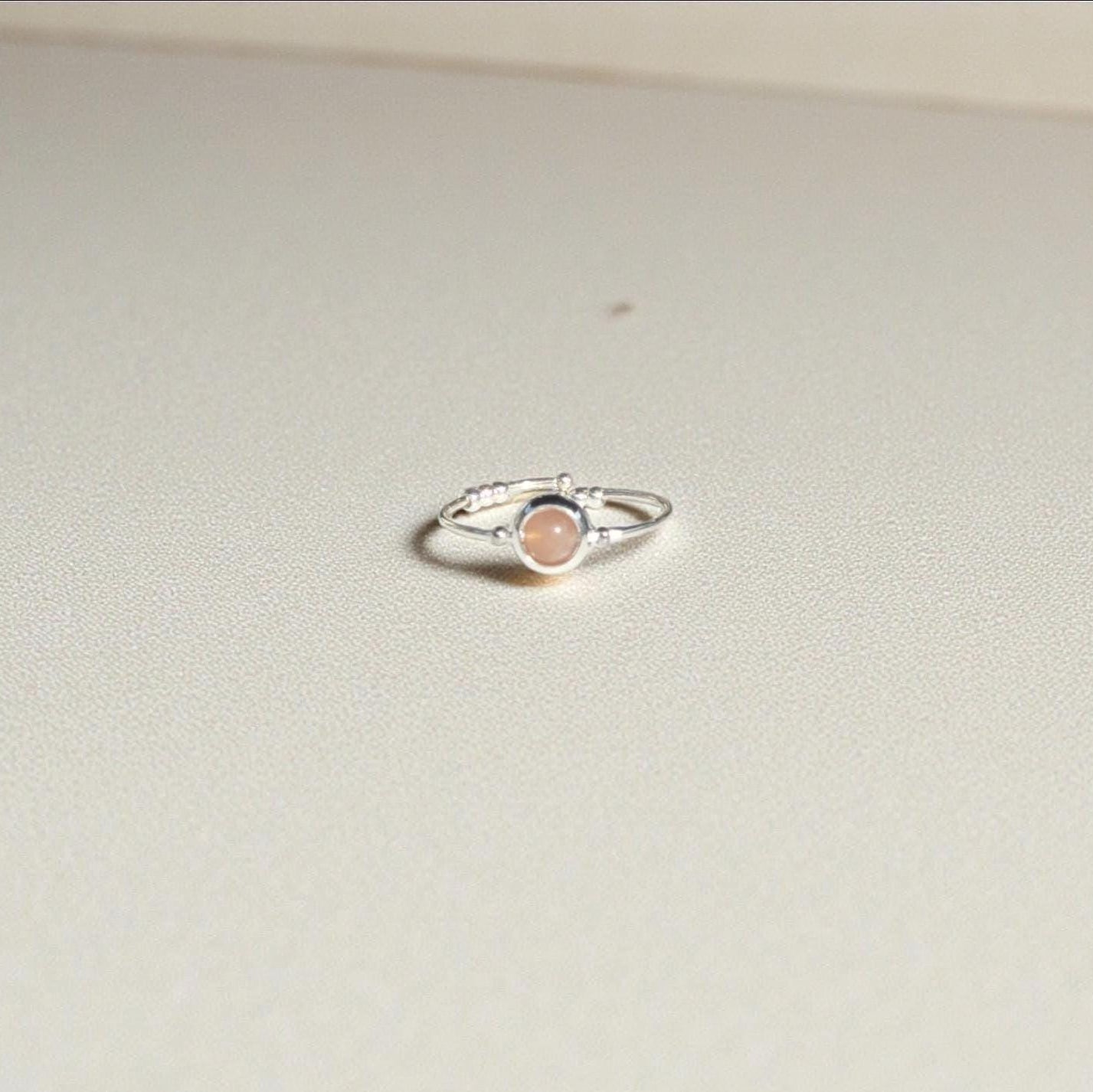 Sunstone Gemstone Fidget Ring 03