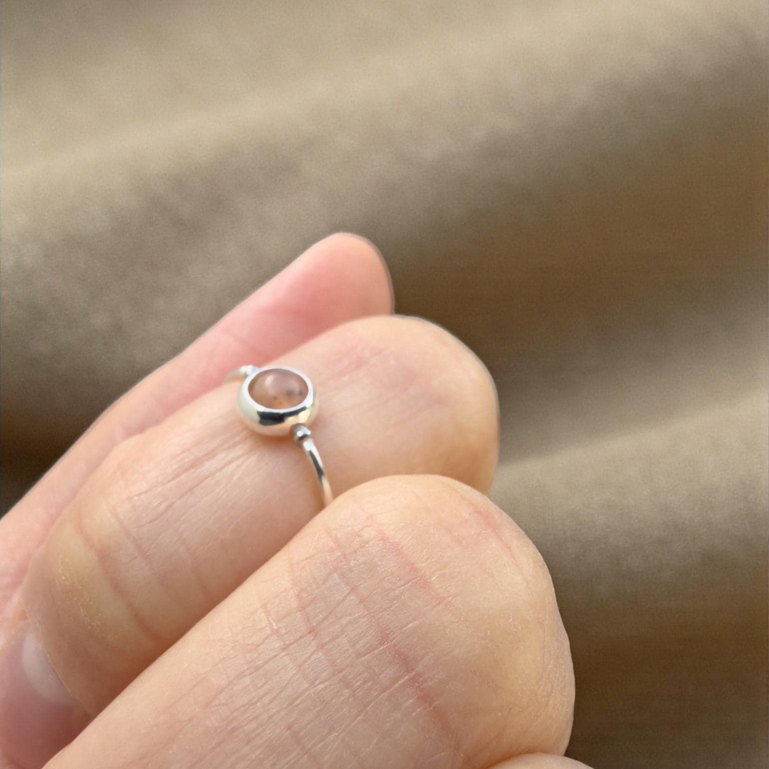 Sunstone Gemstone Fidget Ring 05