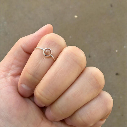 Sunstone Gemstone Fidget Ring 06