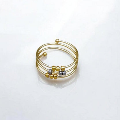 Three-Layer Spiral Fidget Ring