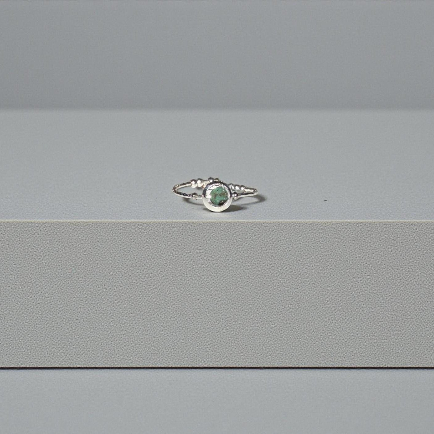 Turquoise Gemstone Fidget Ring 00