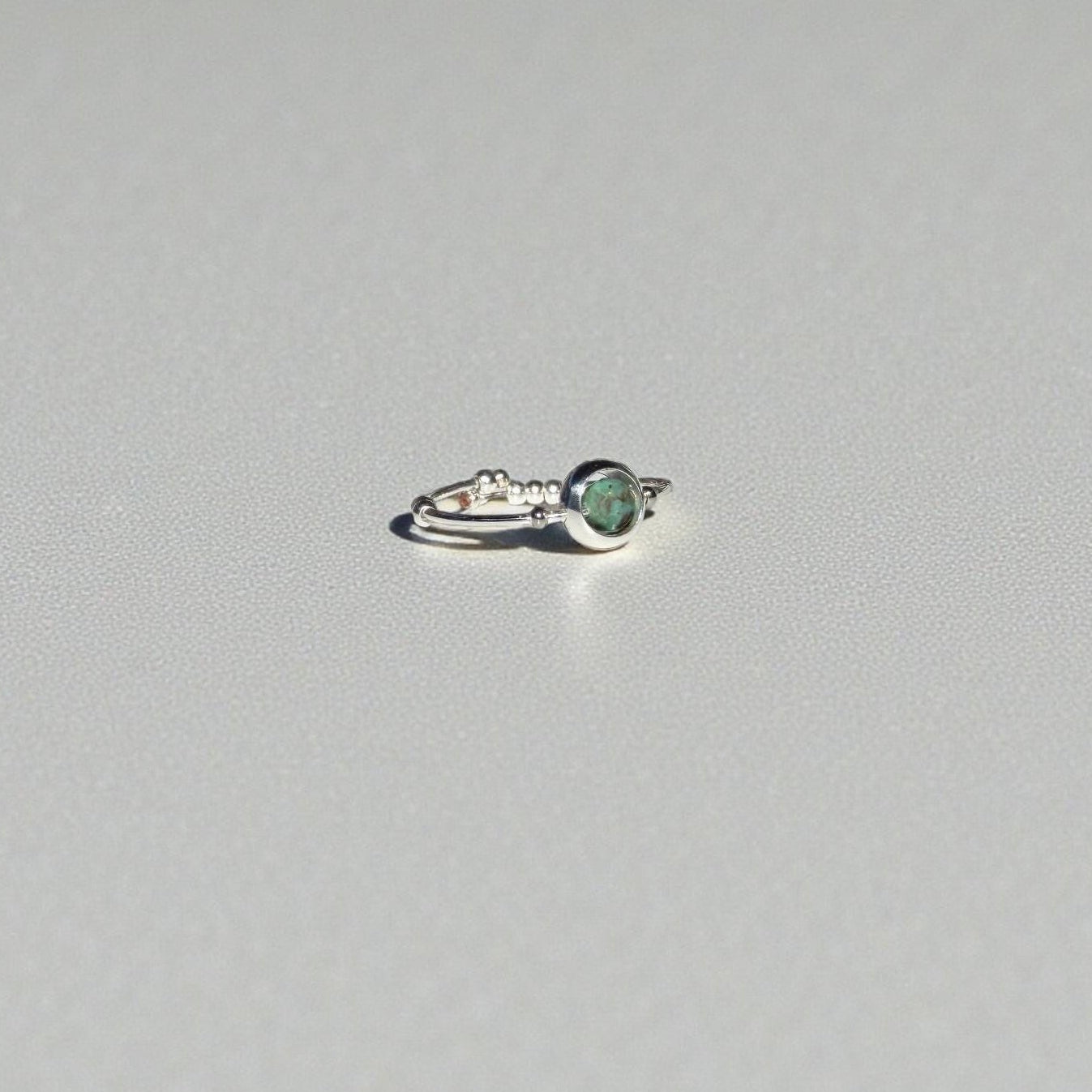 Turquoise Gemstone Fidget Ring 01
