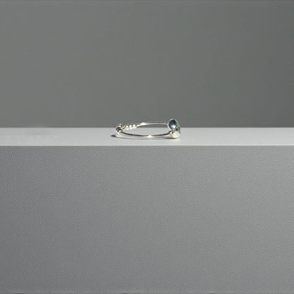 Turquoise Gemstone Fidget Ring 02