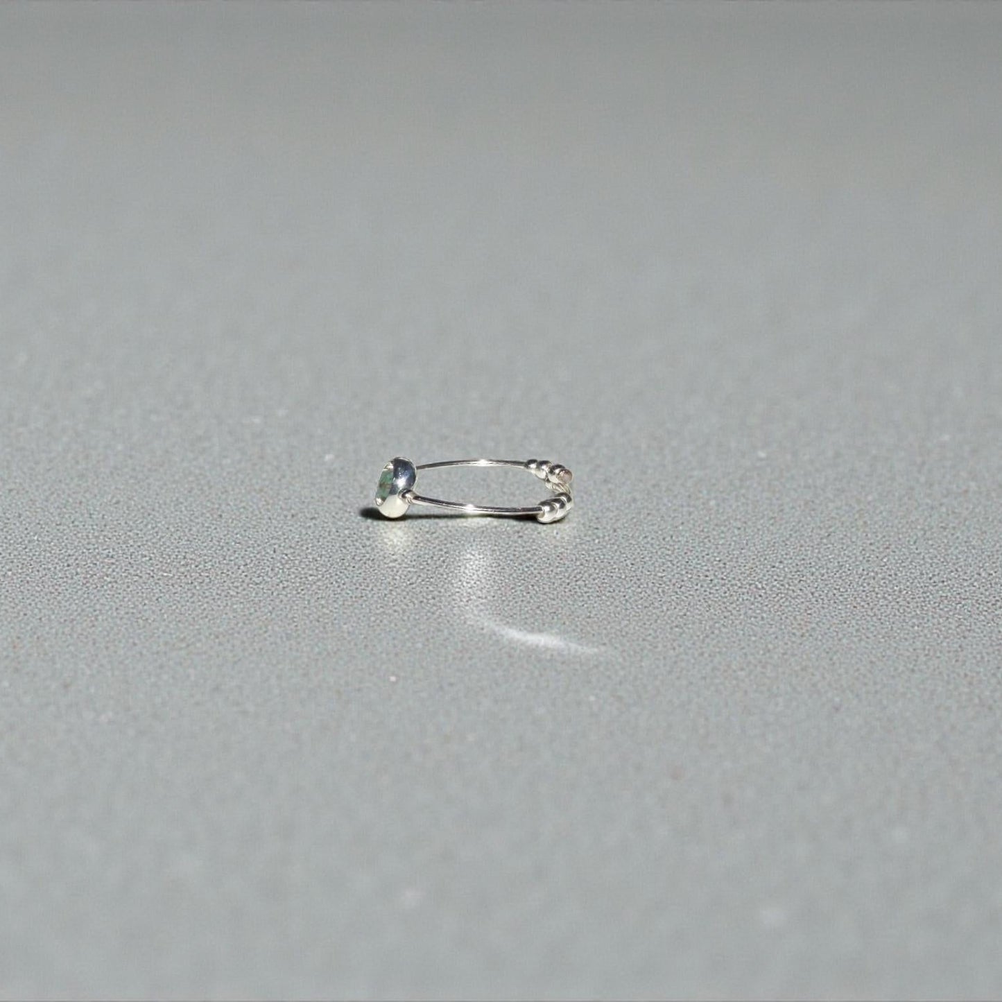 Turquoise Gemstone Fidget Ring 03