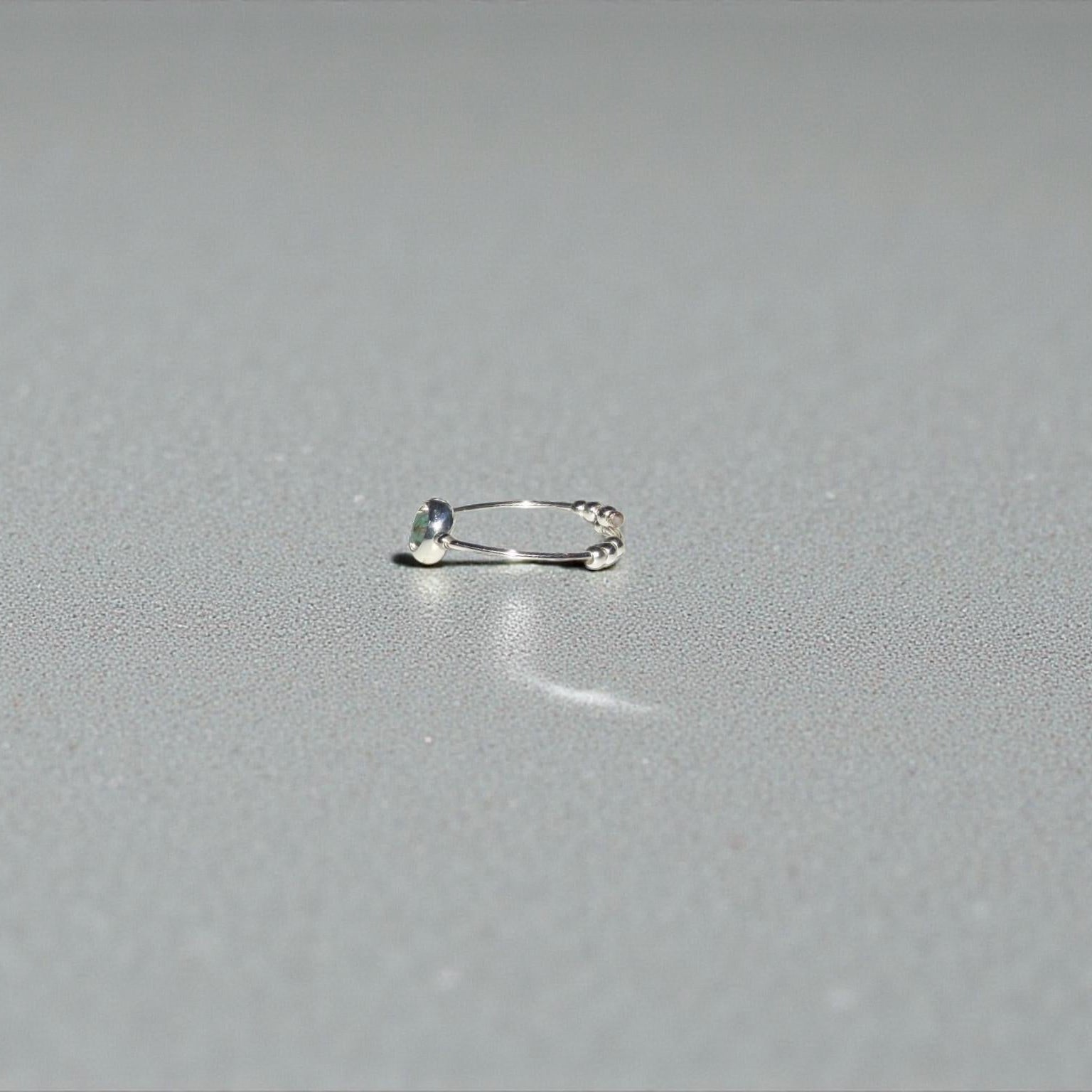 Turquoise Gemstone Fidget Ring 03