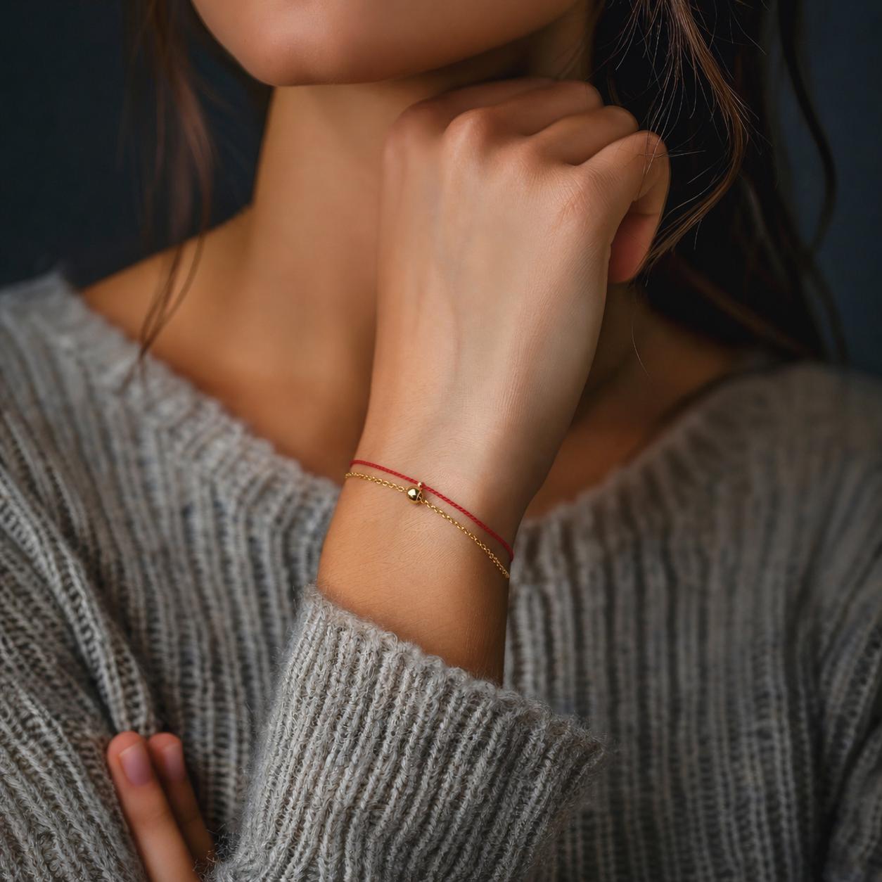 Red Luck String Bracelet