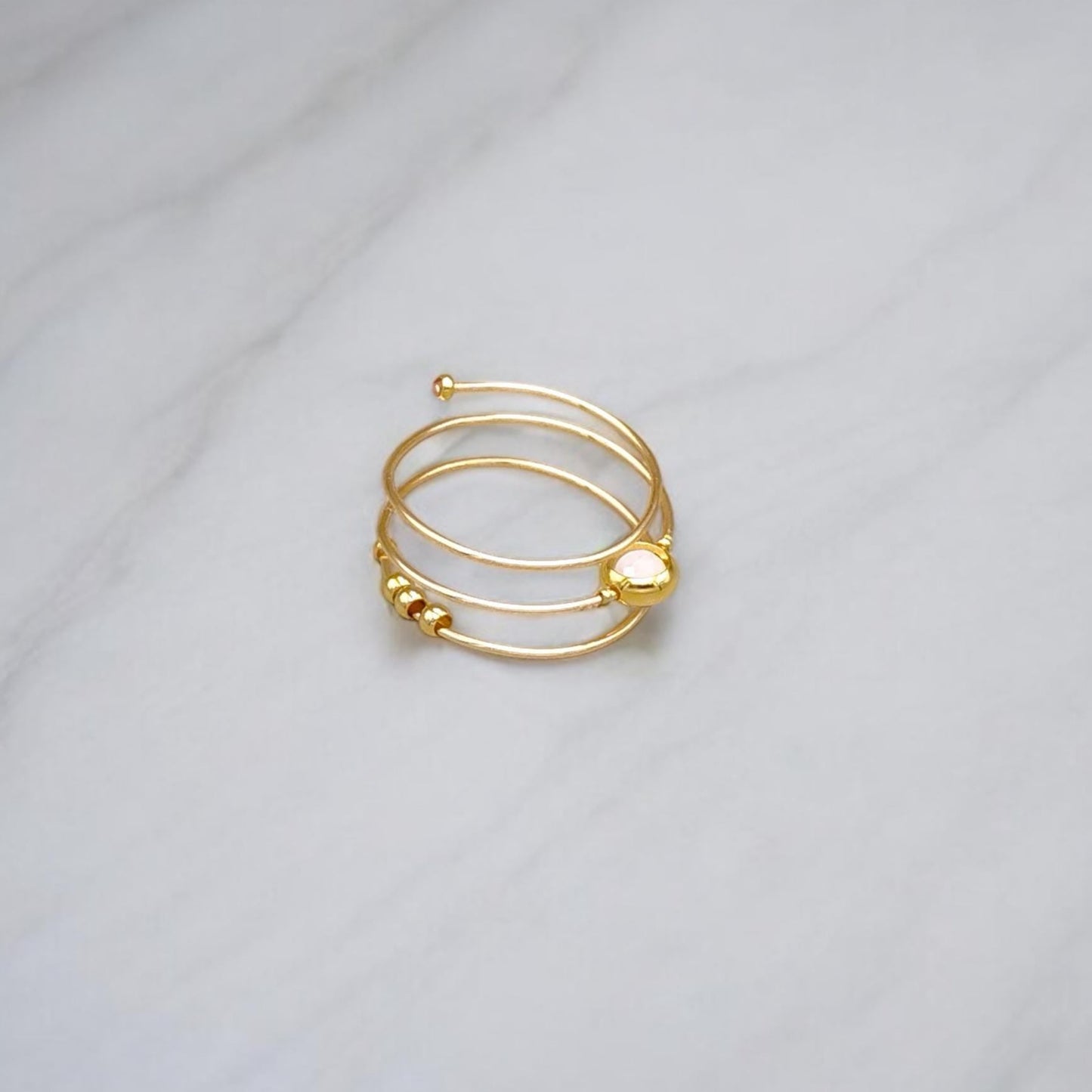 Moonstone Gemstone Fidget Ring