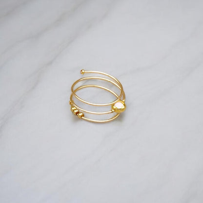 Moonstone Gemstone Fidget Ring