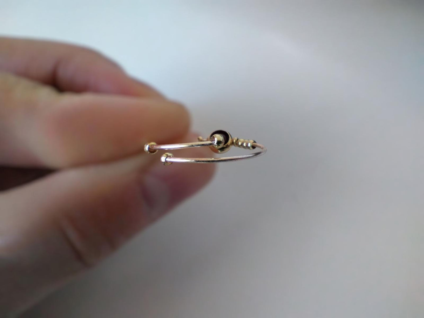 Garnet Fidget Ring