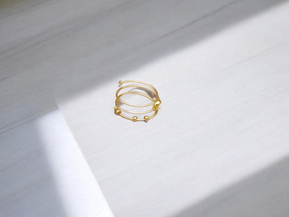 Moonstone Gemstone Fidget Ring
